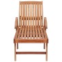 Sun loungers with table and cushion 2 units solid teak wood by vidaXL, Loungers - Ref: Foro24-3073171, Price: 613,03 €, Disco...