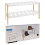 Storage solutions Estantería zapatero con 2 niveles 70x26x36 cm de Storage solutions, Zapateros y organizadores de calzado - ...