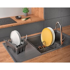 Metaltex Escurridor de platos Aquatex Plus Lava negro de Metaltex, Contenedores para utensilios de cocina - Ref: Foro24-44343...