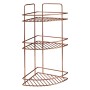 Metaltex 3-tier copper corner shower shelf by Metaltex, Bathtub trays - Ref: Foro24-443451, Price: 47,82 €, Discount: %