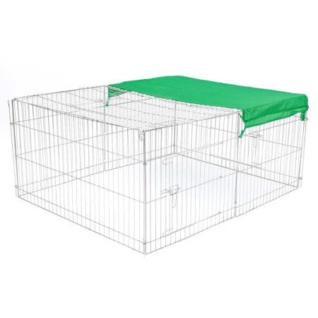 @Pet Castle metal outdoor pet enclosure 144x112x60 cm by @Pet, Dog kennels and fences - Ref: Foro24-445131, Price: 87,42 €, D...