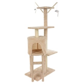 Pets Collection Cat scratching tower 45x30x110 cm beige by Pets Collection, Cat furniture - Ref: Foro24-441903, Price: 75,75 ...