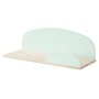 Vipack Kiddy mint green wooden wall shelf 65 cm by Vipack, Shelves and shelves - Ref: Foro24-442713, Price: 62,44 €, Discount: %