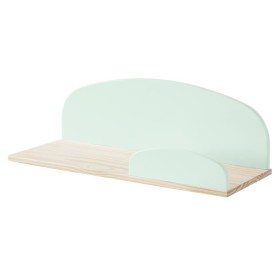 Vipack Kiddy mint green wooden wall shelf 65 cm by Vipack, Shelves and shelves - Ref: Foro24-442713, Price: 57,89 €, Discount: %