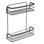 Metaltex 2-tier shower shelf black by Metaltex, Bathtub trays - Ref: Foro24-443446, Price: 36,61 €, Discount: %