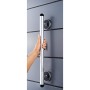 RIDDER Barra de agarre de seguridad Premium 60 cm aluminio plateado de RIDDER, Asideros de seguridad - Ref: Foro24-445019, Pr...