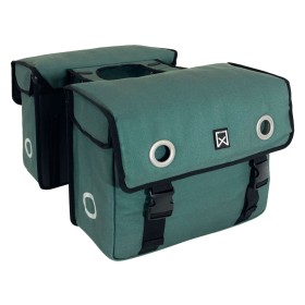 Willex Green canvas bicycle panniers 40 L by Willex, Bicycle bags and suitcases - Ref: Foro24-446066, Price: 47,99 €, Discoun...