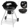 ProGarden Holzkohlegrill auf Rädern schwarz 56 cm von ProGarden, Grillen - Ref: Foro24-442232, Preis: 119,99 €, Rabatt: %