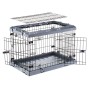 Ferplast Hundekäfig Superior 105 schwarz 107x77x73,5 cm von Ferplast, Transportboxen und Boxen für Haustiere - Ref: Foro24-44...