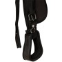 Western saddle, bridle and real leather breastplate 17" black by vidaXL, Frames - Ref: Foro24-91354, Price: 209,66 €, Discoun...