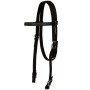 Western saddle, bridle and real leather breastplate 17" black by vidaXL, Frames - Ref: Foro24-91354, Price: 209,66 €, Discoun...