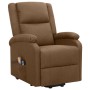 Brown fabric liftable massage chair by vidaXL, Electric massage chairs - Ref: Foro24-329713, Price: 423,86 €, Discount: %