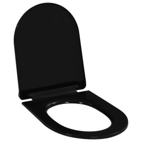 Toilet lid soft close and quick release black by vidaXL, Toilet and bidet seats - Ref: Foro24-145018, Price: 30,56 €, Discoun...