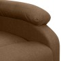 Brown fabric liftable massage chair by vidaXL, Electric massage chairs - Ref: Foro24-329713, Price: 423,86 €, Discount: %