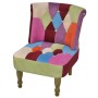 French style armchairs 2 units fabric patchwork Patchwork by vidaXL, Armchairs - Ref: Foro24-240810, Price: 254,32 €, Discoun...