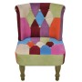 French style armchairs 2 units fabric patchwork Patchwork by vidaXL, Armchairs - Ref: Foro24-240810, Price: 254,32 €, Discoun...