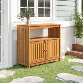 Mesa consola de jardín madera maciza acacia 80x35x75 cm de vidaXL, Mesas de jardín - Ref: Foro24-319696, Precio: 195,99 €, De...