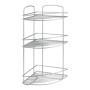 Metaltex 3-tier shower corner shelf Onda silver by Metaltex, Bathtub trays - Ref: Foro24-443455, Price: 57,40 €, Discount: %