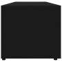 Black plywood TV cabinet 120x34x30 cm by vidaXL, TV Furniture - Ref: Foro24-801869, Price: 106,42 €, Discount: %