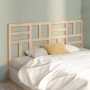 Solid pine wood bed headboard 206x4x104 cm by vidaXL, Headboards and footboards - Ref: Foro24-818210, Price: 52,47 €, Discoun...