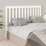 Solid white pine wood bed headboard 166x4x101 cm by vidaXL, Headboards and footboards - Ref: Foro24-818531, Price: 57,21 €, D...