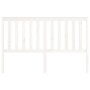 Solid white pine wood bed headboard 166x4x101 cm by vidaXL, Headboards and footboards - Ref: Foro24-818531, Price: 57,21 €, D...