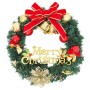 Christmas wreath with 20 green LED lights 45 cm by vidaXL, Christmas lights - Ref: Foro24-357765, Price: 34,01 €, Discount: %