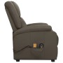 Gray synthetic leather elevating massage chair by vidaXL, Electric massage chairs - Ref: Foro24-329695, Price: 419,00 €, Disc...