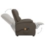 Gray synthetic leather elevating massage chair by vidaXL, Electric massage chairs - Ref: Foro24-329695, Price: 419,00 €, Disc...