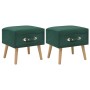 Mesitas de noche 2 unidades 40x35x40 cm terciopelo verde de vidaXL, Mesitas de noche - Ref: Foro24-276382, Precio: 118,76 €, ...