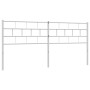 Cabecero de metal blanco 200 cm de vidaXL, Cabeceros y pies de cama - Ref: Foro24-355746, Precio: 32,84 €, Descuento: %