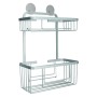 Kleine Wolke Doppeltes Duschregal Rocco rechteckiges Aluminium von Kleine Wolke, Seifenschalen - Ref: Foro24-442318, Preis: 5...