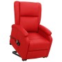 Red synthetic leather elevating massage chair by vidaXL, Electric massage chairs - Ref: Foro24-329697, Price: 310,46 €, Disco...