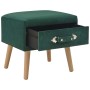 Mesitas de noche 2 unidades 40x35x40 cm terciopelo verde de vidaXL, Mesitas de noche - Ref: Foro24-276382, Precio: 118,76 €, ...