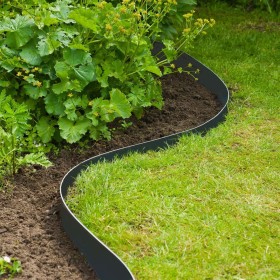 Nature Black garden border 0.075x10 m 3 mm by Nature, Garden edging and edging - Ref: Foro24-446389, Price: 28,77 €, Discount: %