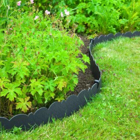 Nature Decorative garden border black 0.13x12 m 3 mm by Nature, Garden edging and edging - Ref: Foro24-446391, Price: 49,99 €...