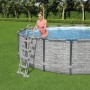 Bestway Escalera de seguridad para piscina 4 peldaños Flowclear 122 cm de Bestway, Escaleras y rampas de piscina - Ref: Foro2...