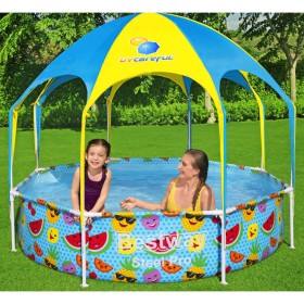 Bestway Abnehmbares Kinderbecken Steel Pro UV Careful 244x51 cm von Bestway, Schwimmbecken - Ref: Foro24-3202538, Preis: 131,...