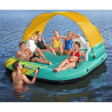 Bestway Isla inflable para 5 personas Sunny Lounge 291x265x83 cm de Bestway, Colchonetas y flotadores para piscina - Ref: For...