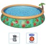 Bestway Fast Set aufblasbarer Pool Paradise Palms Serie 457x84 cm von Bestway, Schwimmbecken - Ref: Foro24-3202553, Preis: 20...