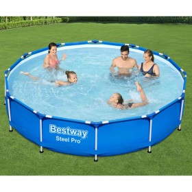 Bestway Pool with Steel Pro structure 366x76 cm by Bestway, Swimming pools - Ref: Foro24-3202617, Price: 181,99 €, Discount: %