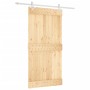 Sliding door with solid pine wood fittings 100x210 cm by vidaXL, Doors - Ref: Foro24-3203184, Price: 169,76 €, Discount: %