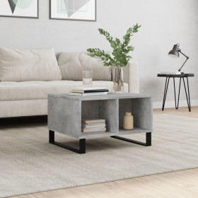 Plywood gray concrete coffee table 60x50x36.5 cm by vidaXL, Coffee table - Ref: Foro24-830552, Price: 49,84 €, Discount: %