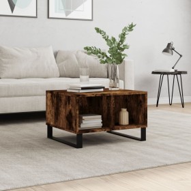 Smoked oak plywood coffee table 60x50x36.5 cm by vidaXL, Coffee table - Ref: Foro24-830553, Price: 50,89 €, Discount: %