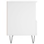 Mesita de noche madera contrachapada blanco 40x35x50 cm de vidaXL, Mesitas de noche - Ref: Foro24-830620, Precio: 60,19 €, De...