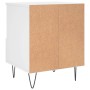 Mesita de noche madera contrachapada blanco 40x35x50 cm de vidaXL, Mesitas de noche - Ref: Foro24-830620, Precio: 60,19 €, De...