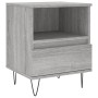 Bedside table 2 pcs Sonoma gray engineered wood 40x35x50 cm by vidaXL, Nightstands - Ref: Foro24-830633, Price: 69,99 €, Disc...