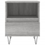 Mesita de noche madera de ingeniería gris Sonoma 40x35x50 cm de vidaXL, Mesitas de noche - Ref: Foro24-830632, Precio: 44,88 ...