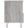 Sonoma gray engineered wood bedside table 40x35x50 cm by vidaXL, Nightstands - Ref: Foro24-830632, Price: 44,73 €, Discount: %