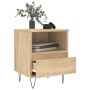 Sonoma oak engineered wood bedside table 40x35x50 cm by vidaXL, Nightstands - Ref: Foro24-830626, Price: 41,14 €, Discount: %